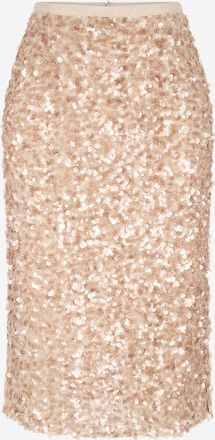 Max Mara Midirock aus T&uuml;ll mit Pailletten verziert Occhio