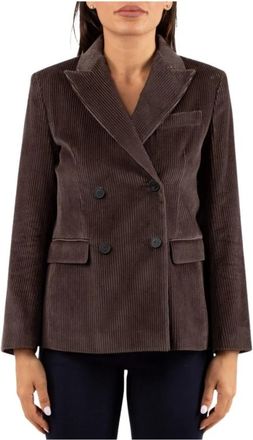 Max Mara Katanga Blazer - Dames - Blazers - Bruin - M - Katoen - Jassen
