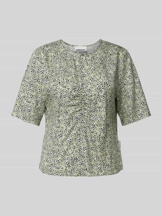Armedangels Armedangels Regular Fit Blusenshirt mit Raffung Modell EWANIAA WATERDROP in Schilf, Gr&ouml;&szlig;e XL