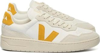 Veja V-90 Leather - male - Veja - Sneakers - White - 9 UK - Shoes
