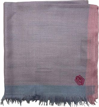 Pink Maharani Schal aus Kaschmir Double Weave