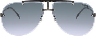 Carrera 65mm Gradient Oversize Aviator Sunglasses in Dark Ruth Gray/Dark Grey Sf at Nordstrom