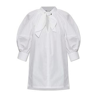 Max Mara Dames, Blouses & Shirts, Wit, Maat: S Katoen