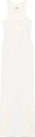 Maison Margiela Kleedjes, Dames, Wit, S, Maxi Jurk