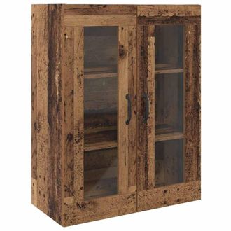Berkfield Home Hanging Wall Cabinet Brown 69.5 x 34 x 90 cm Engineered wood