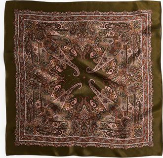 H&M Bedrucktes Seidentuch - Green