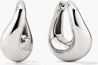 Mejuri Dôme Figure Hoop Earrings in Sterling Silver by MEJURI at Nordstrom