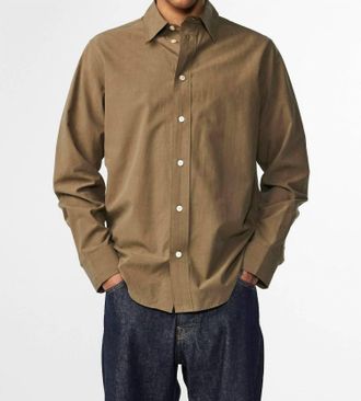 Nn.07 Colby Long Sleeve Shirt In Tarmac