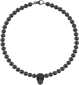 Philipp Plein Collana con cristalli - Nero