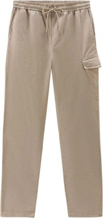 Woolrich Rope Broek - Heren - Straight fit broeken - Beige - S - Broeken