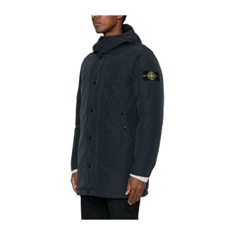 Stone Island Jassen - Heren - Zomerjassen - Blauw - M - Jassen