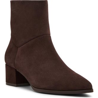 Blondo Arena Pointed Toe Waterproof Bootie in Java Suede at Nordstrom Rack, Size 9