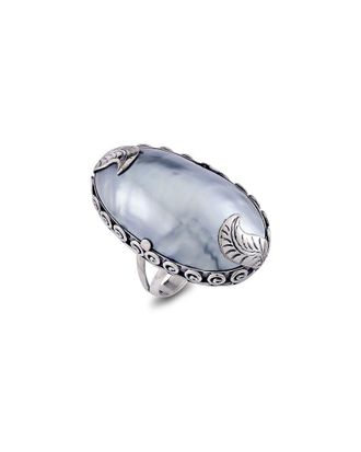 Samuel B. Silver Pearl Ring