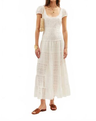 Rixo Remi Dress In Ivory