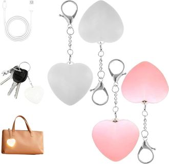 Generic Love Wallet Tote Bag Touch Sensing Light, 4PCS Tote Bag Touch Handbag Lights for Women, LED Bag Lightsfor Purse Tote Bags Interior, Rechargeable Mini 