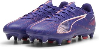 Puma Puma Mens Ultra 5 Play MxSG Football Boot, Lapis Lazuli-PUMA White-Sunset Glow, UK 10.5