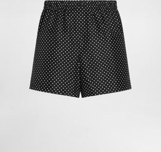 Dolce & Gabbana Polka Dot-print Silk Twill Boxer Shorts - Man Underwear And Loungewear Multicolor 3