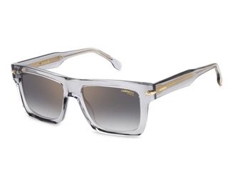 Carrera Grey Shaded Gold Square Unisex Sunglasses CARRERA 305/S 0KB7/FQ 54