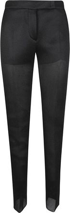 Max Mara Slim-fit Broeken - Dames - Slim Fit Broeken - Zwart - XS - Broeken