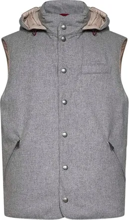 Brunello Cucinelli Hooded Padded Gilet