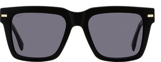 HUGO BOSS B1442S Bio Acetate Square Sunglasses - Black