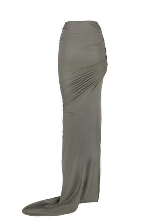 Rick Owens Womens Skirts Grey Cotton