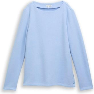 Tom Tailor Dames, Tops, Blauw, Maat: M Poliester