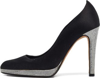 Rene Caovilla Pumps con strass 105mm - Nero