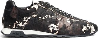 Ash Kill Bill Pony Black and White Leather Sneakers