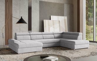 Sit&more Wohnlandschaft »U-Form« mit verstellbaren Kopfteilen, wahlweise mit Bettfunktion