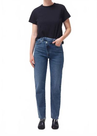 A Gold E Criss Cross Straight Jean In Range