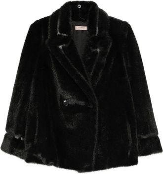 Twin-Set Twinset Coats Black