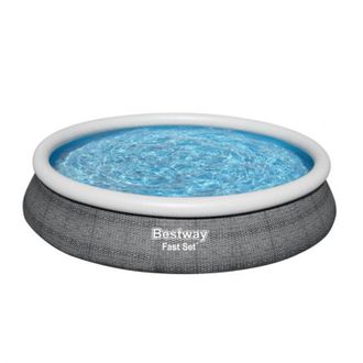 Bestway Piscina Fast Set &43 Depuradora 457x84 Cm 57313, Piscina Fast Set &43 Depuradora 457 X 84 Cm 57313f&aacute;cil Montaje: Con El Anillo De Aire Inflado, La Pis