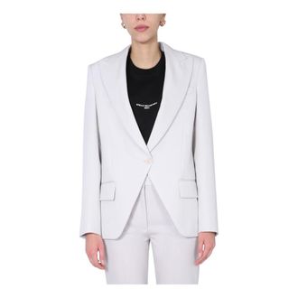 Stella McCartney Stella McCartney, Blazers, female, Gray, Size: S Lindsey Jacket