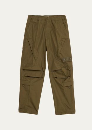 Stone Island Mens Cotton Relaxed-Fit Cargo Pants