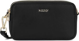 Kazar Kleine Leren Handtas - Dames - Schoudertassen - Zwart - ONE Size - Leer - Tassen