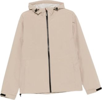 H2O Jas met logoprint en capuchon - Dames - Jassen - Grijs - Maat: XS