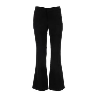 Balmain Wide Trousers, female, Black, Size: 2XS Stylish Pants for Men and Women