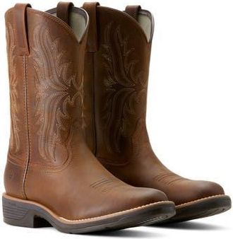 Ariat Ridgeback Round Toe Cowboy Boot in Brown at Nordstrom Rack, Size 11.5