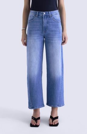 Pistola Denim Kyra Ankle Wide Leg Jeans in Hidden Gem at Nordstrom, Size 32