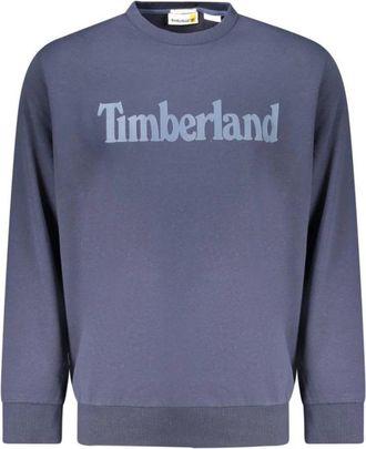 Timberland Katoenen sweater met ronde hals - Heren - Sweatshirts - Blauw - L - Katoen - Hoodies & sweatvesten