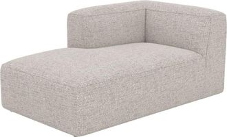 Rendez-Vous D&eacute;co Div&aacute;n de esquina izquierda para sof&aacute; modular de tela beige