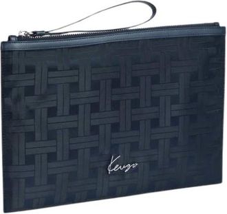Kenzo Laptop Bags & Cases, unisex, Blue, Size: ONE SIZE Mura Large Clutch