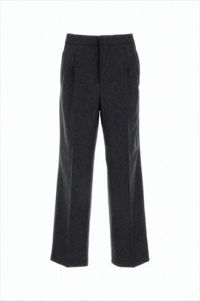 Ami Refined Wool Suit Pants With Tailored Straight-Leg Cut
