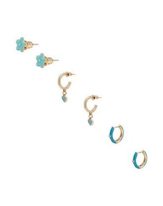 8 by YOOX ENAMELLED EARRINGS SET