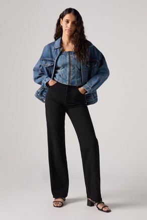 Levi's Vaqueros Ribcage Full Length - Mujer - 24X32 - Negro / Black Sprout