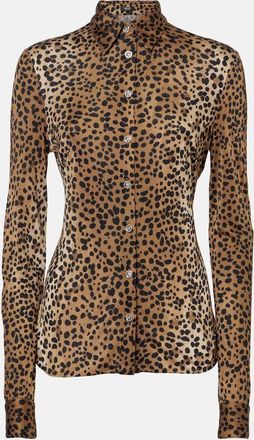 Versace Leopard-print shirt