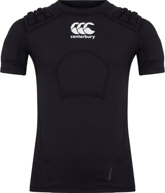Canterbury Of New Zealand Mens Core Rugby Shirt (Black/White) - Size X-Large