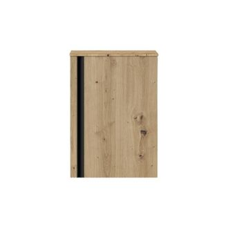 Saniclass Chaci Fonteinonderkast - 40x55cm - 1 deur - met topblad - eiken