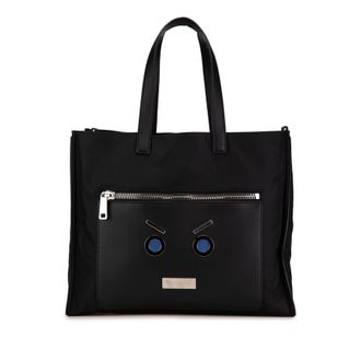 Fendi Pre-owned Fendi Large Nylon Fendi Faces Tote Ladies 7VA405
